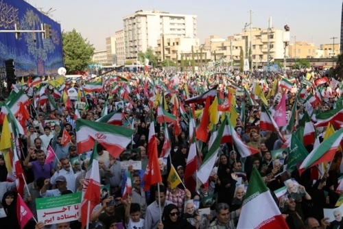 Thousands protest in Tehran against Israel: state TV