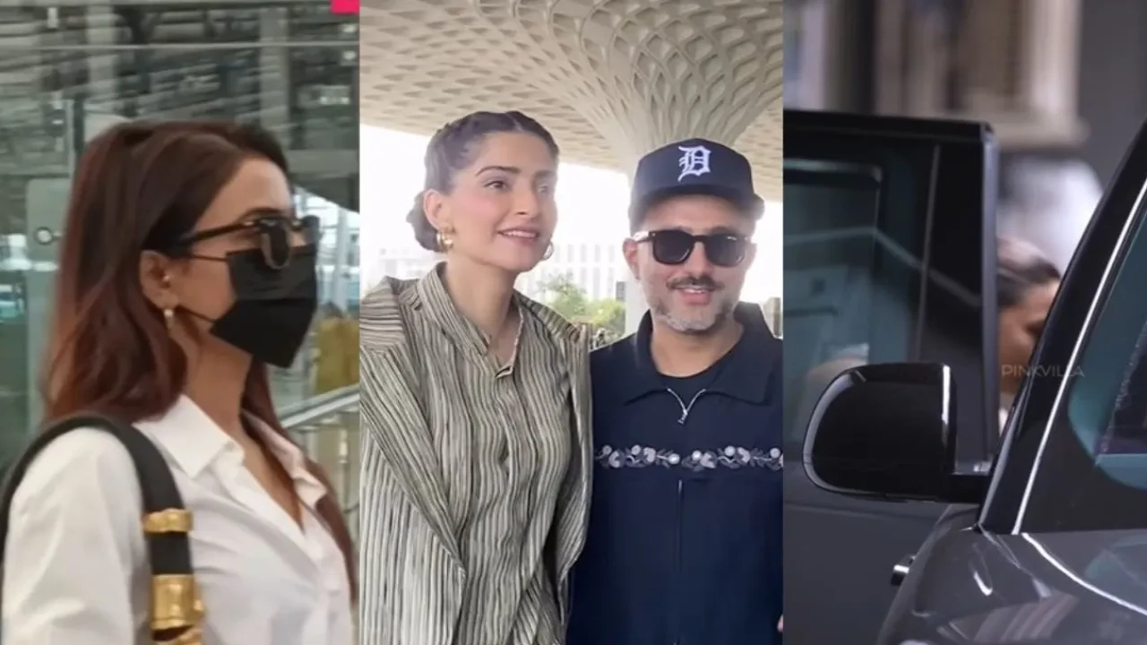 7 Celebrity Spottings of the Day: Samantha at airport, Sonam Kapoor and Anand walk hand in hand to Alia Bhatt's wellness studio visit