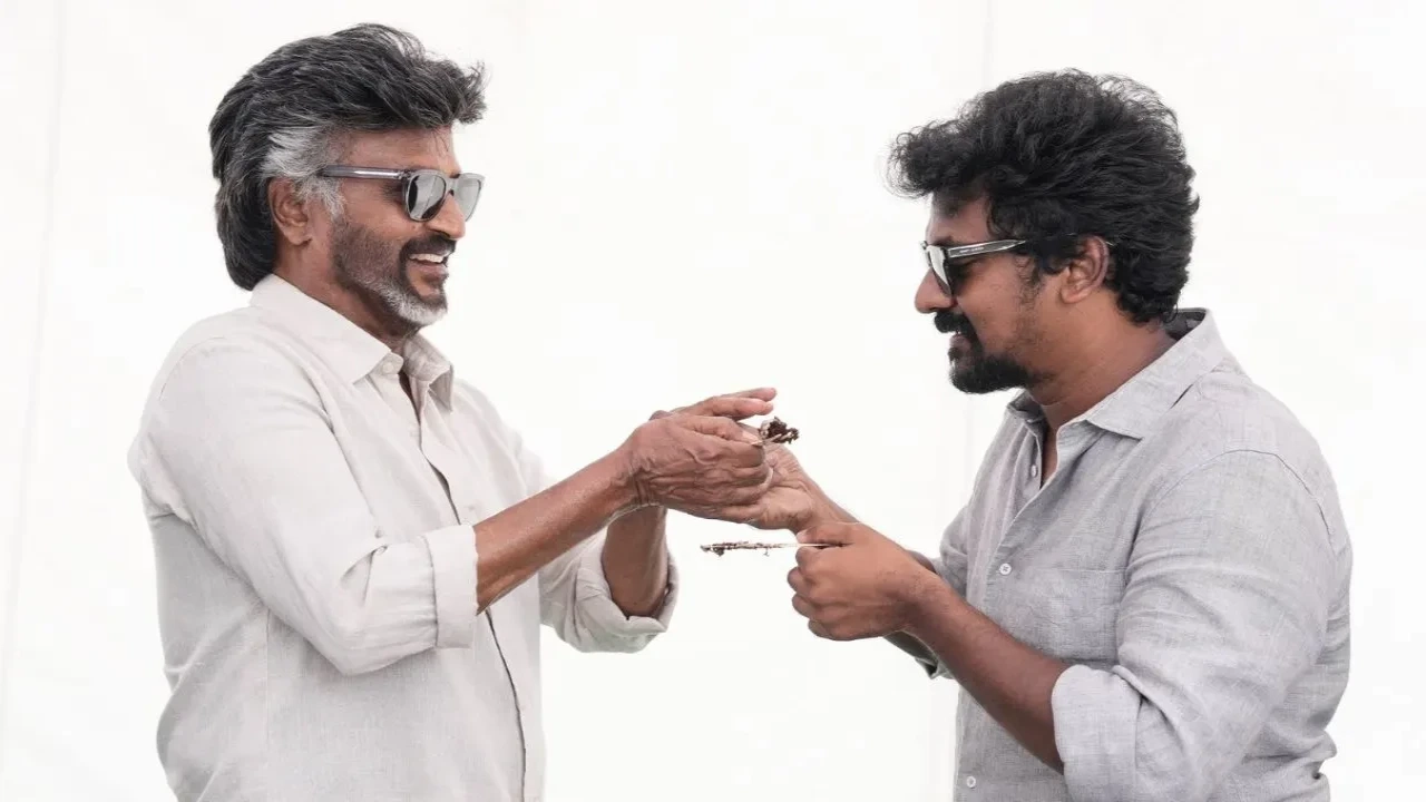 Rajinikanth gives a peek of his salt and pepper look for Jailer 2 as he celebrates director Nelson Dilipkumar's birthday