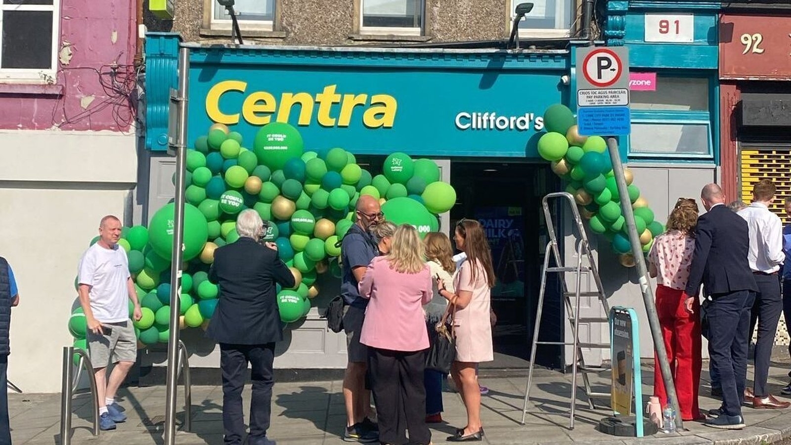 'Lucky streak' - Cork city shop celebrates EuroMillions jackpot sale