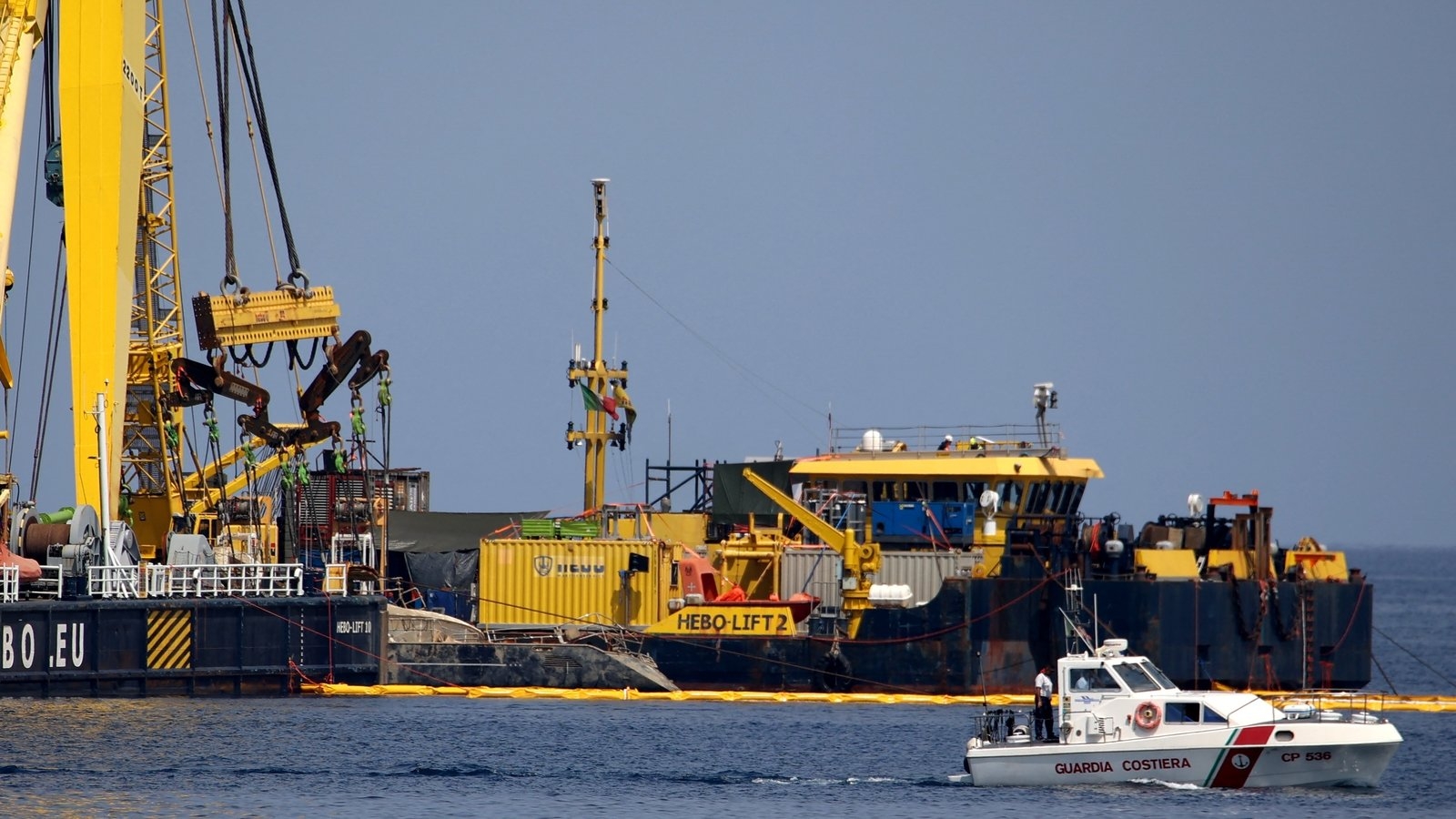 Italy salvages superyacht that sank off Sicily last year killing seven