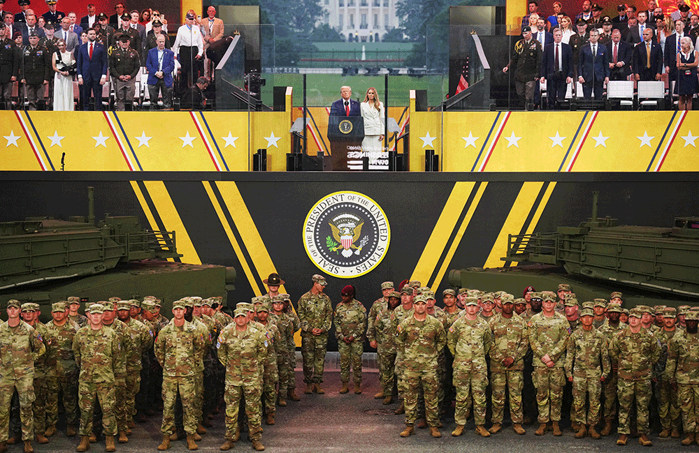 Has Trump been taking inspiration from the royals?