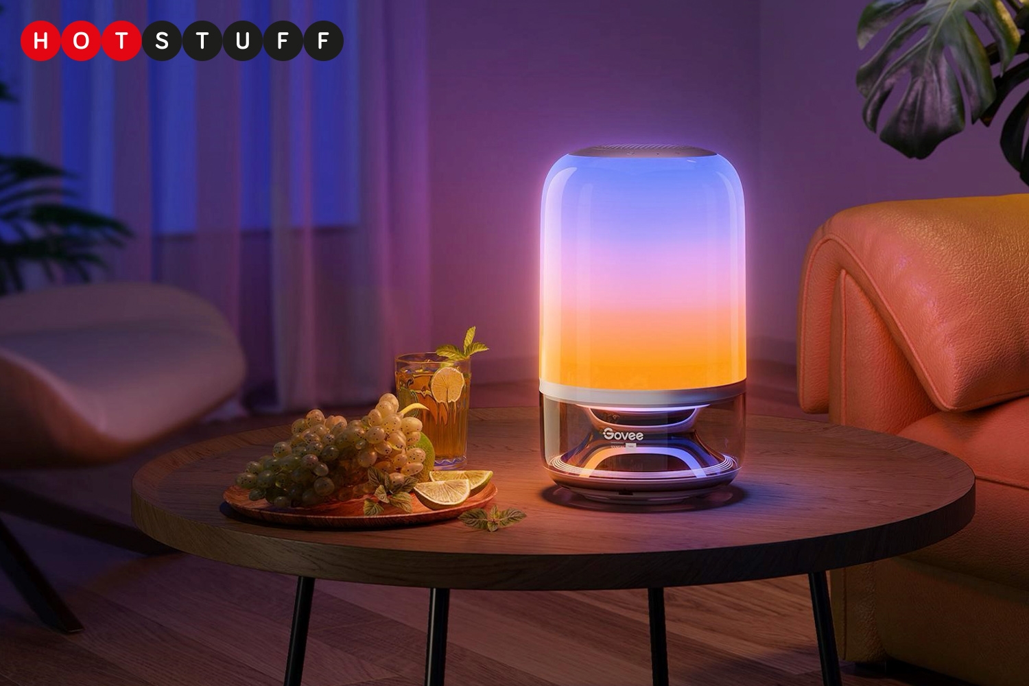 The JBL-infused Govee Table Lamp 2 Pro's sound reactive lighting put a big smile on my face