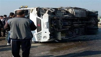 ننشر أسماء ضحايا حادث انقـ ـلاب ميكروباص على الطريق الصحراوي بالبحيرة