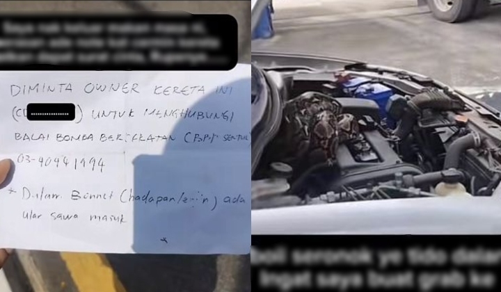 Woman Finds Note Warning About Python In Her Car