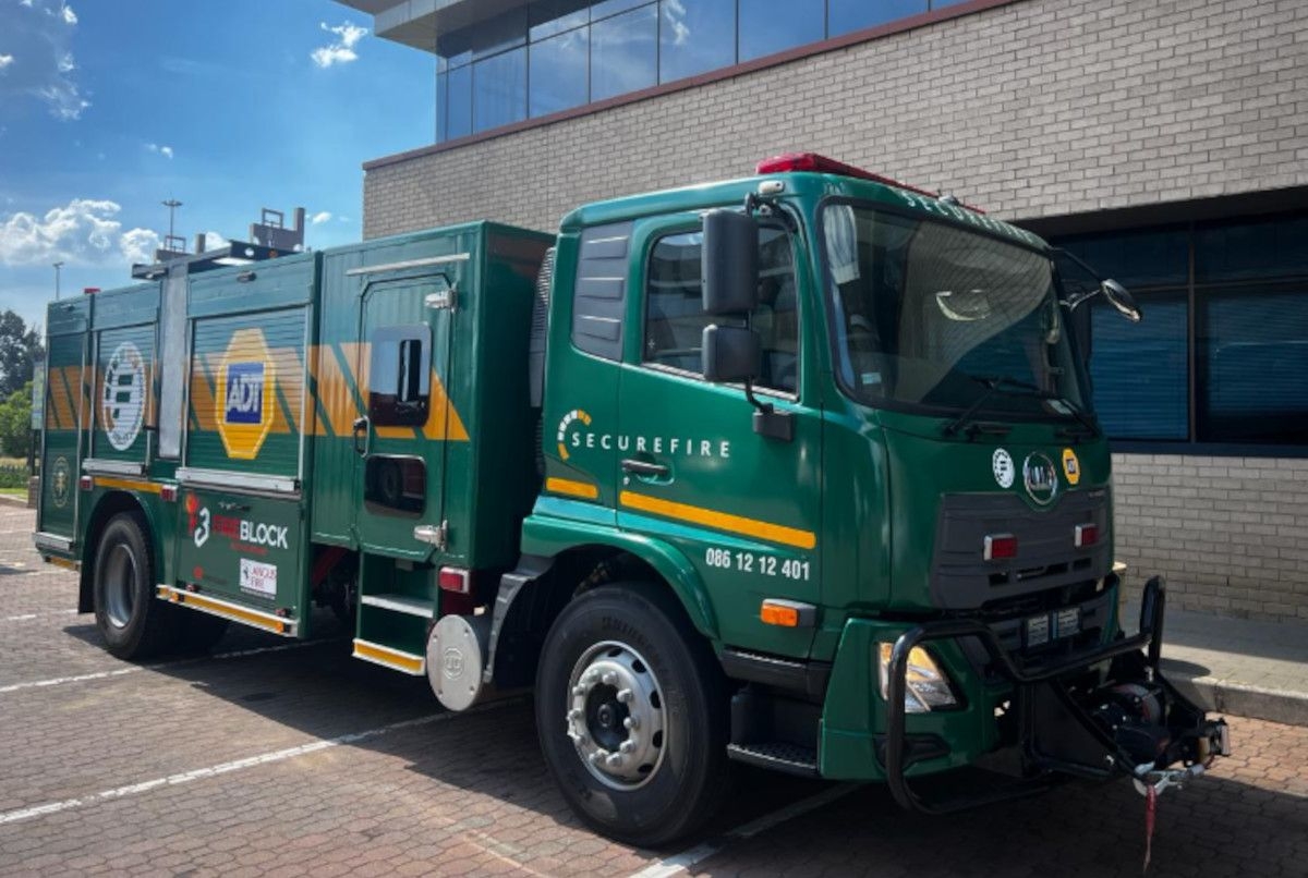 Former Springbok's green fire engines hit Cape Town streets