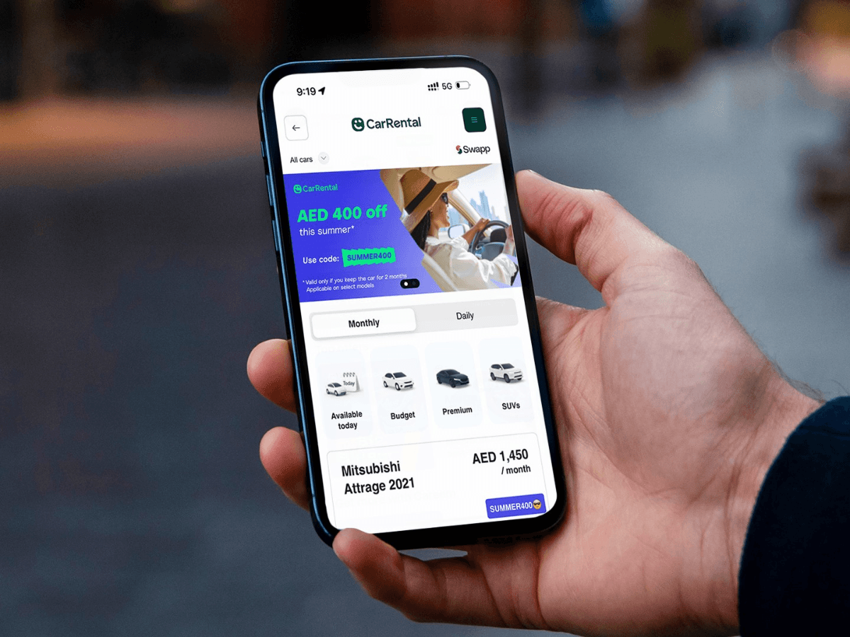 You can get Dhs400 off your Careem car rental this summer