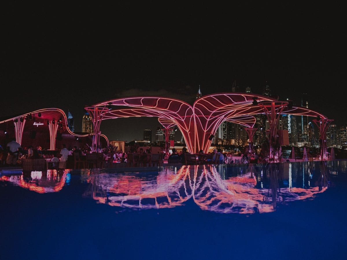 Enjoy poolside fun under the stars at Bohemia Beach Club