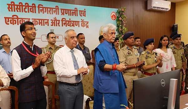 J&K Lt Governor inaugurates 'CCTV Surveillance System with Integrated Command and Control Centre'