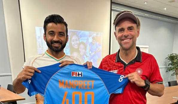 Hockey legend Manpreet Singh etches his name in history