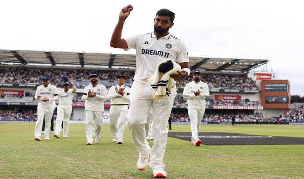 Eng fall just short of India's total